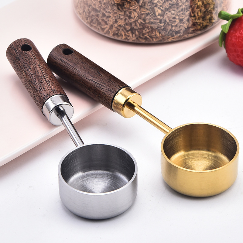 Sugar Scrub Coffee - 15 ml Edelstahl Messlöffel Esslöffel Kaffee