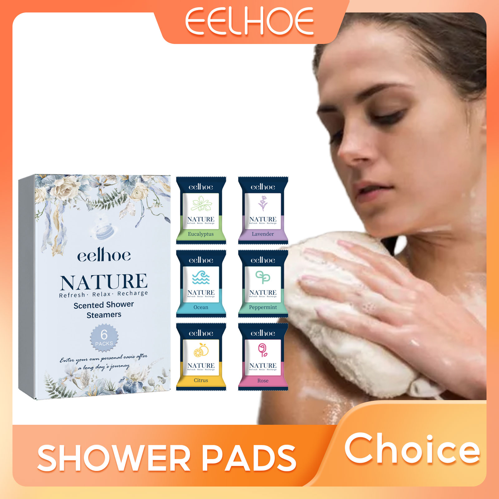 Shower Steamer Tablet - EELHOE Duschdampfer, Tabletten, Stressabbau, Reinigung der