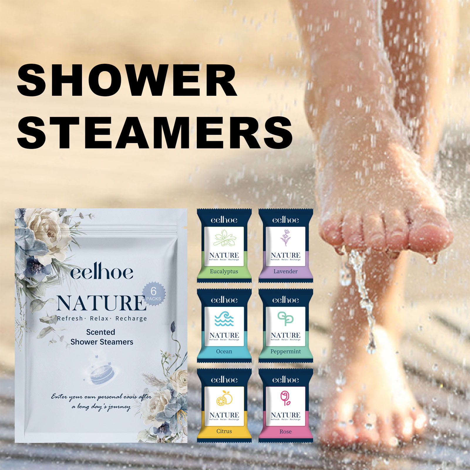 6 stücke Aromatherapie Dusche  – Shower Steamer Tablet Bewertung und Preis