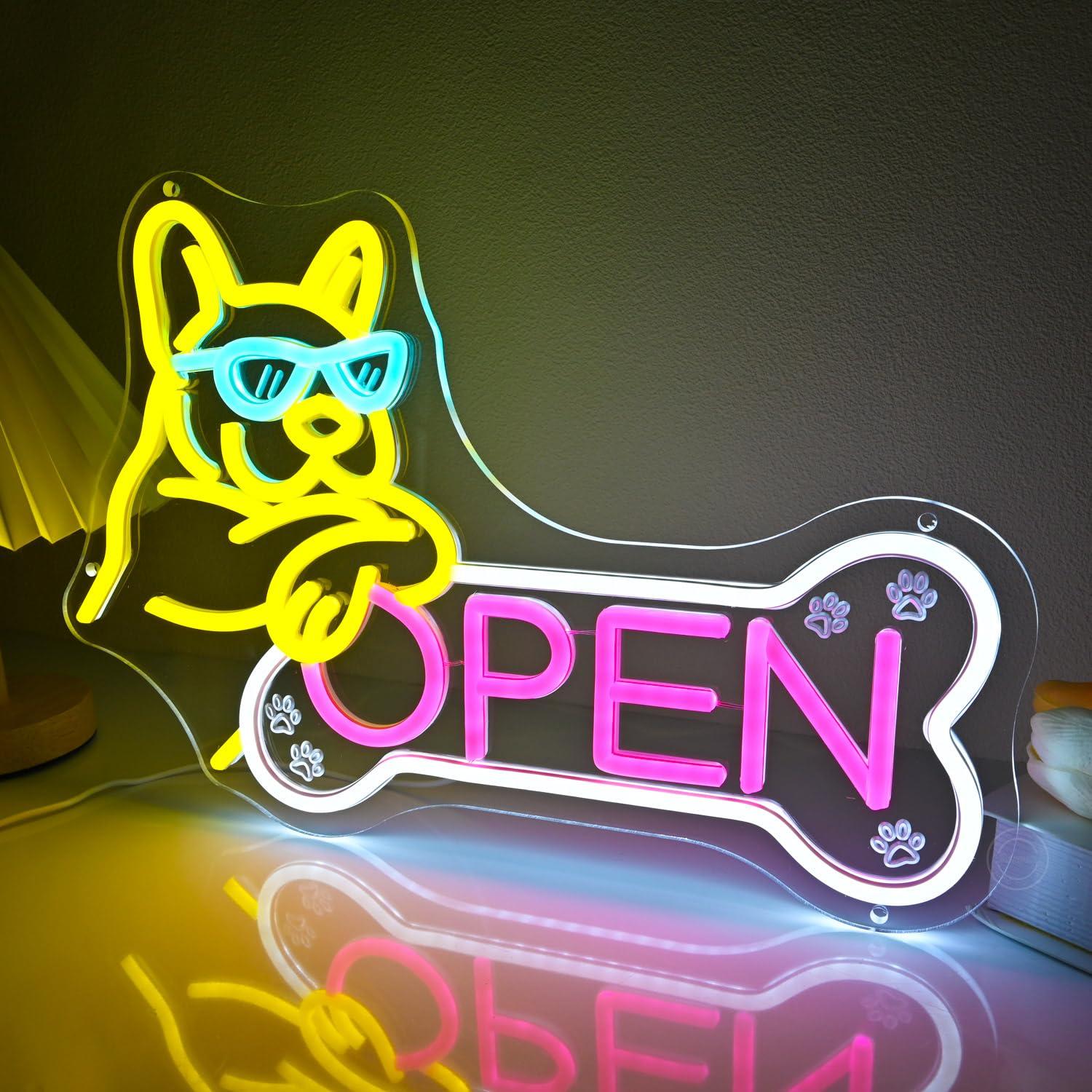 Neon-Schild 'Pet Shop Open' mi – Spa & Wellness Zámeček Petrovice Bewertung und Preis