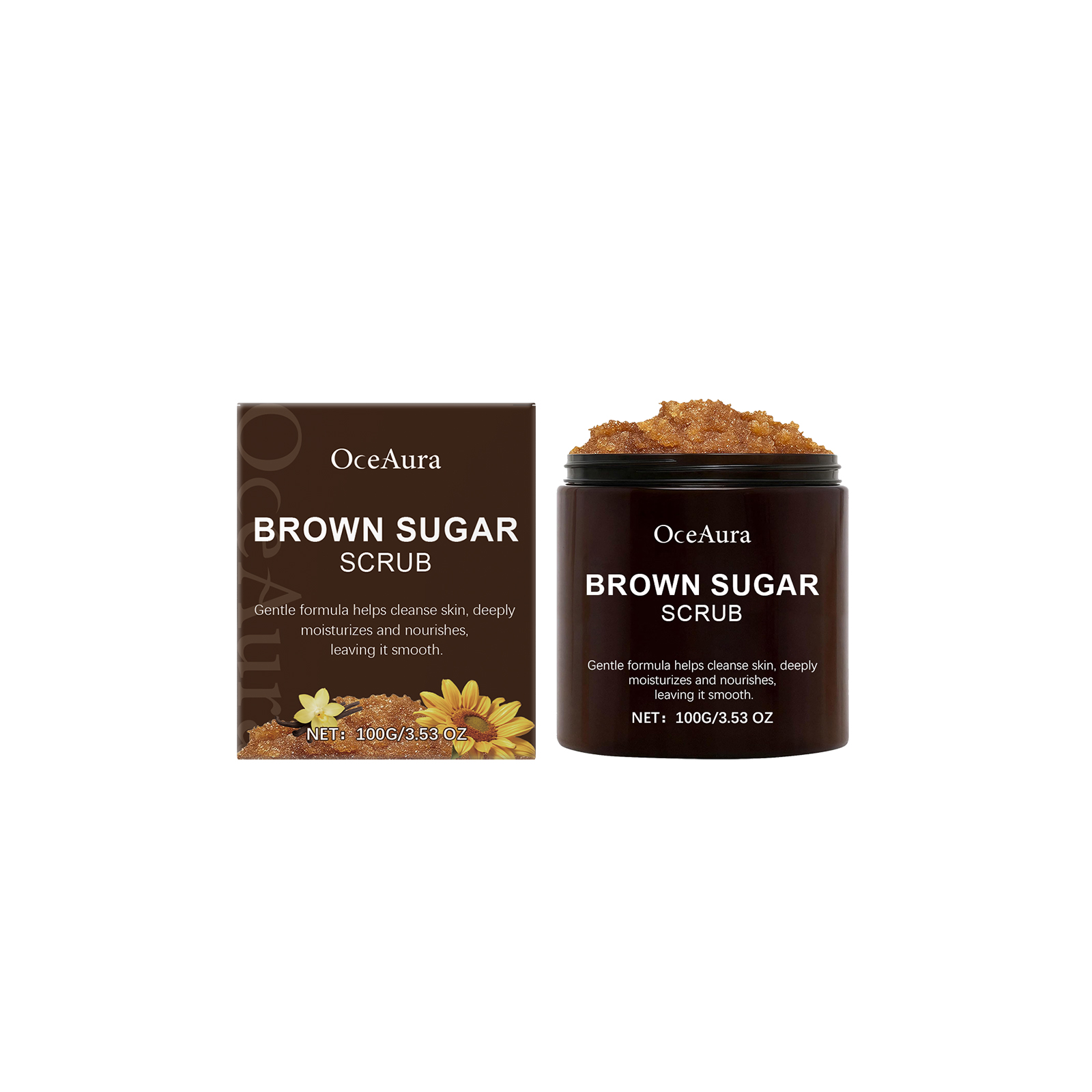 Brauner Zucker-Körperpeeling,  – Sugar Scrub Coffee Bewertung und Preis